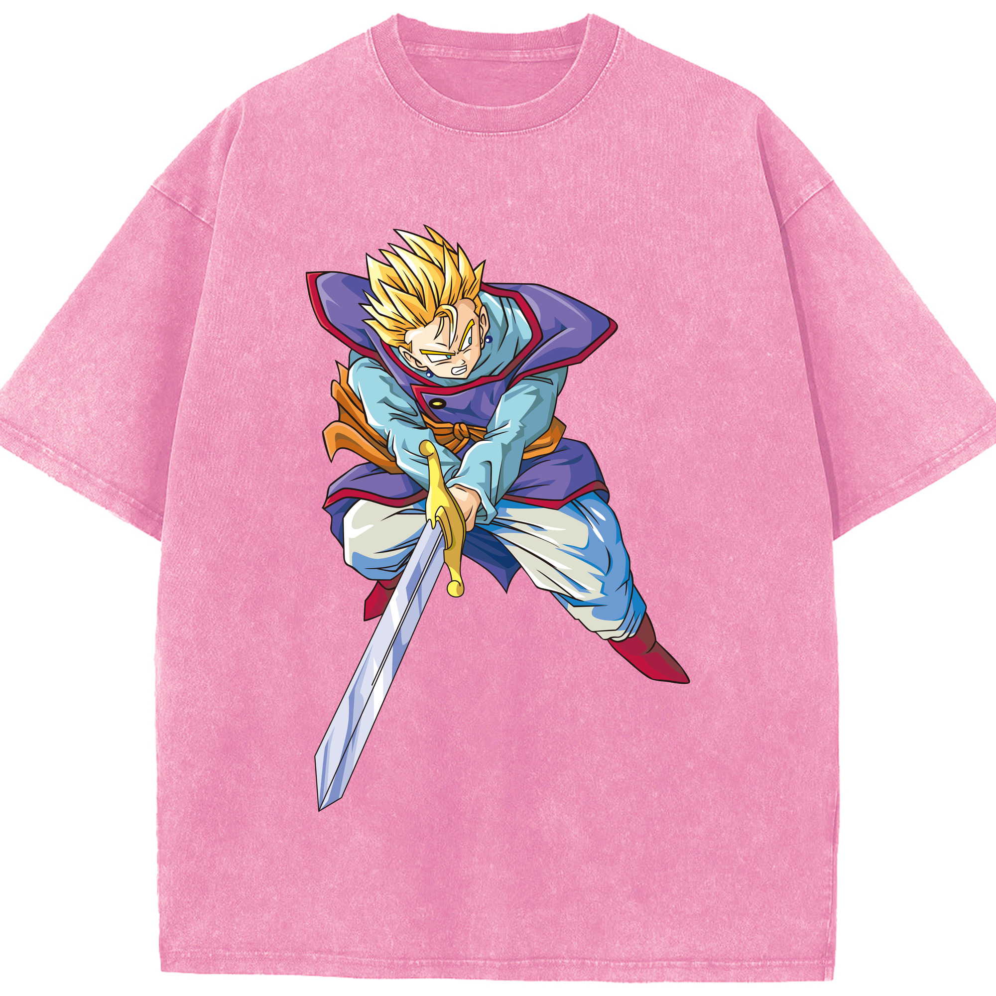 （画像用） ドラゴンボール DRAGON BALL 綿100% ヴィンテージ風 半袖Tシャツ（フロントプリント）